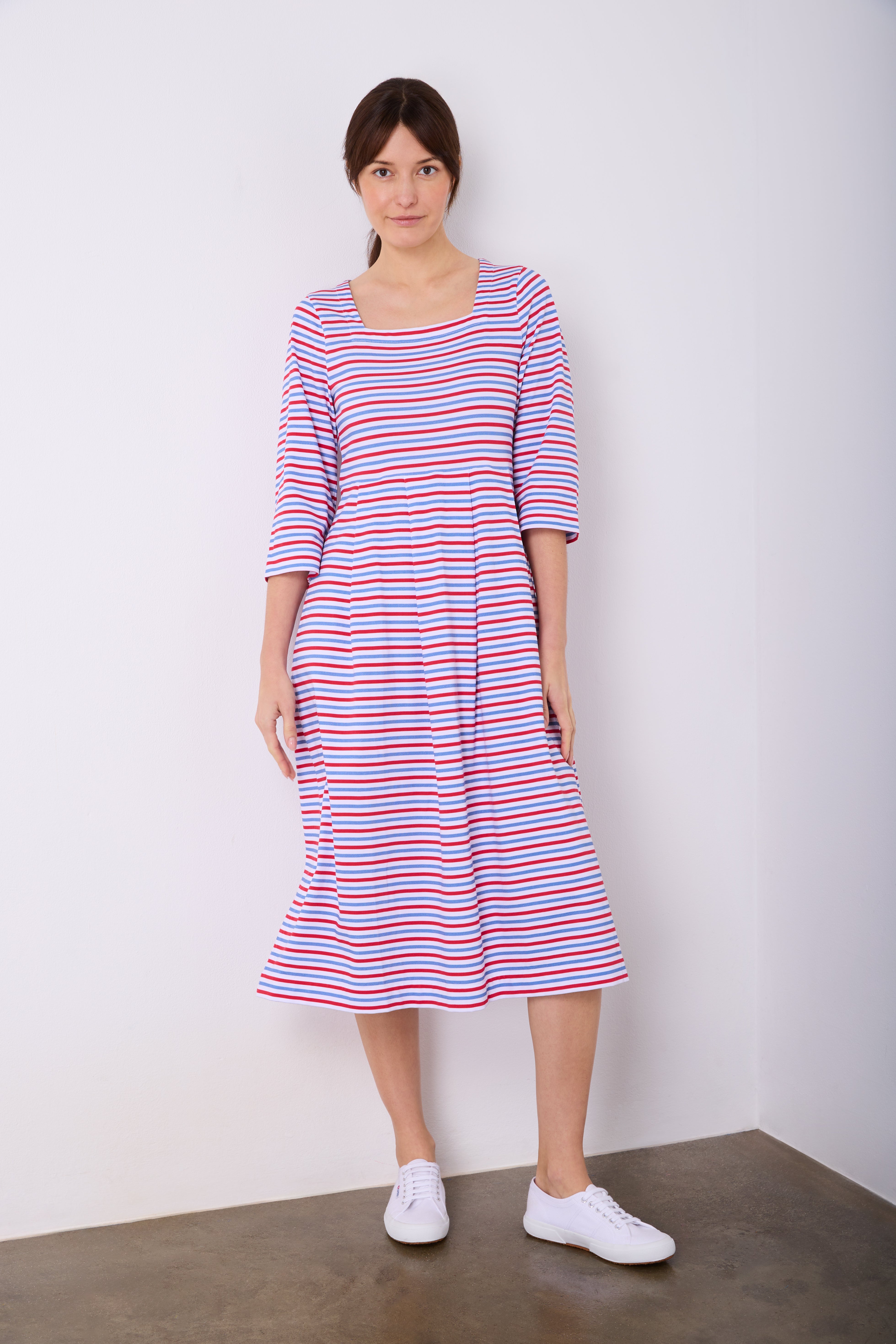 The Striped Jersey Margot Dress