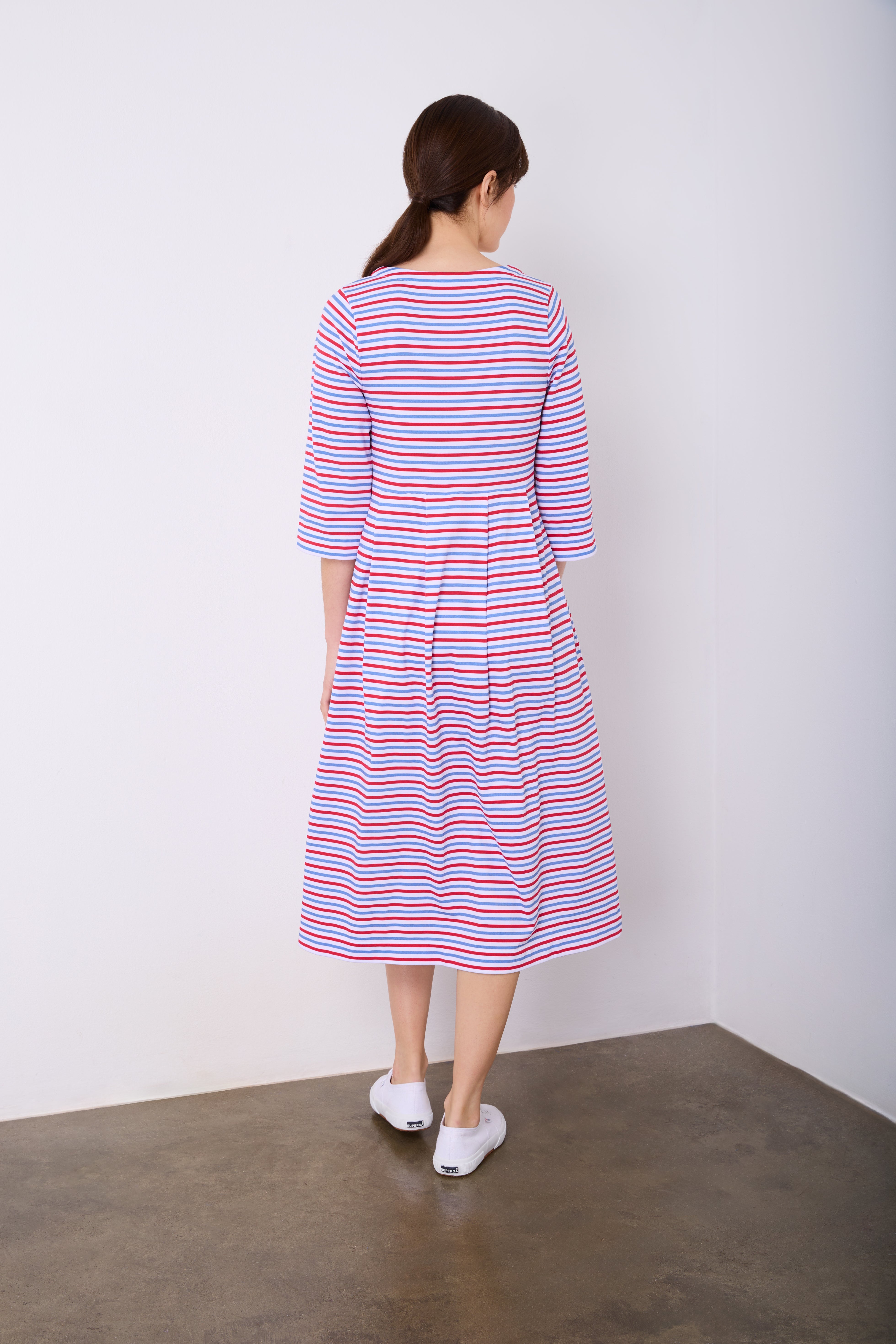 The Striped Jersey Margot Dress