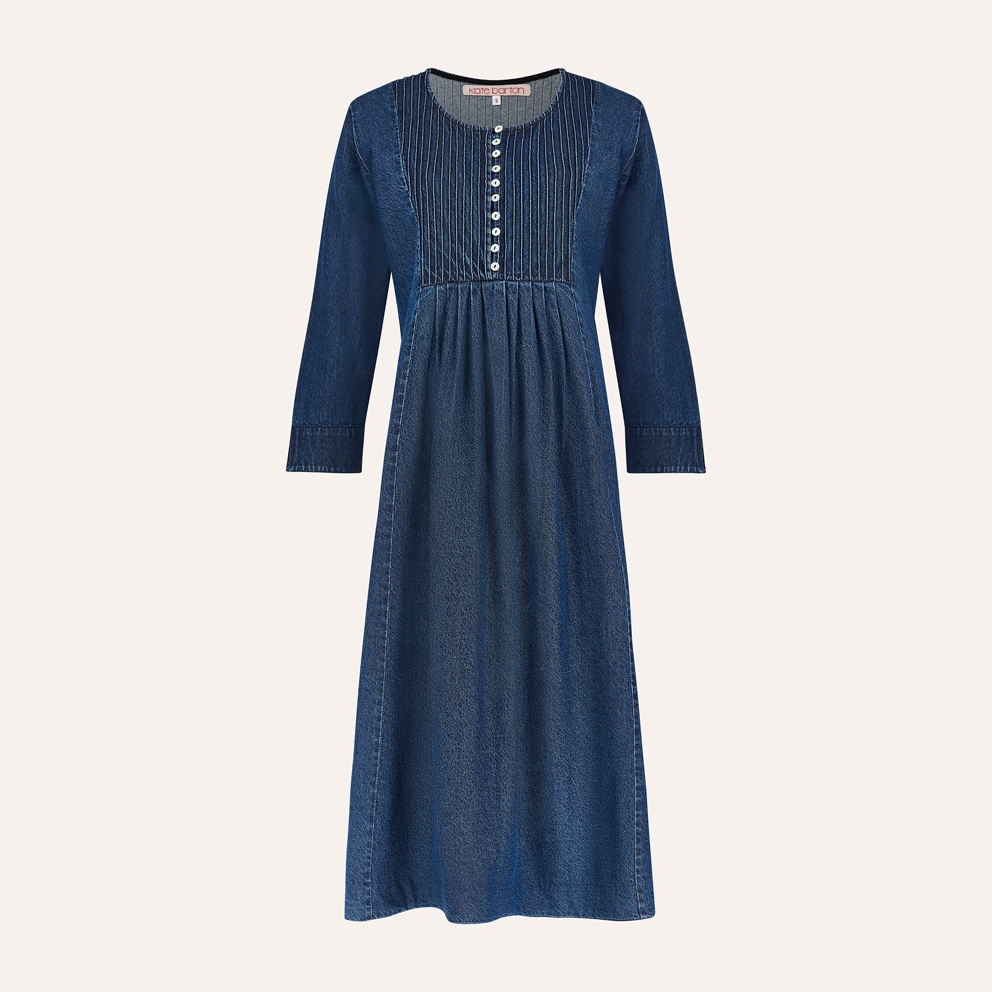 The Denim Pintuck Dress