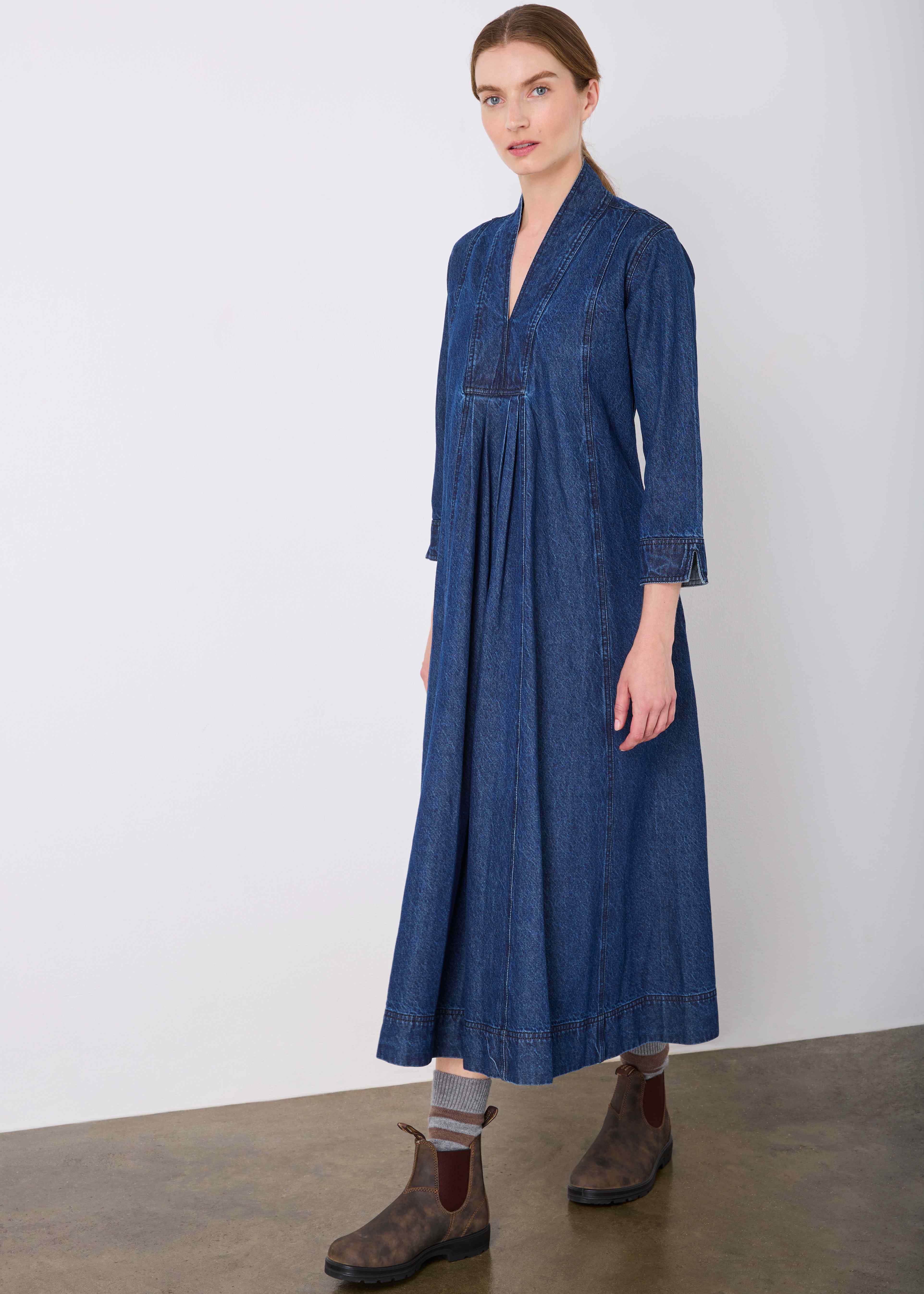 The Easy Denim Dress