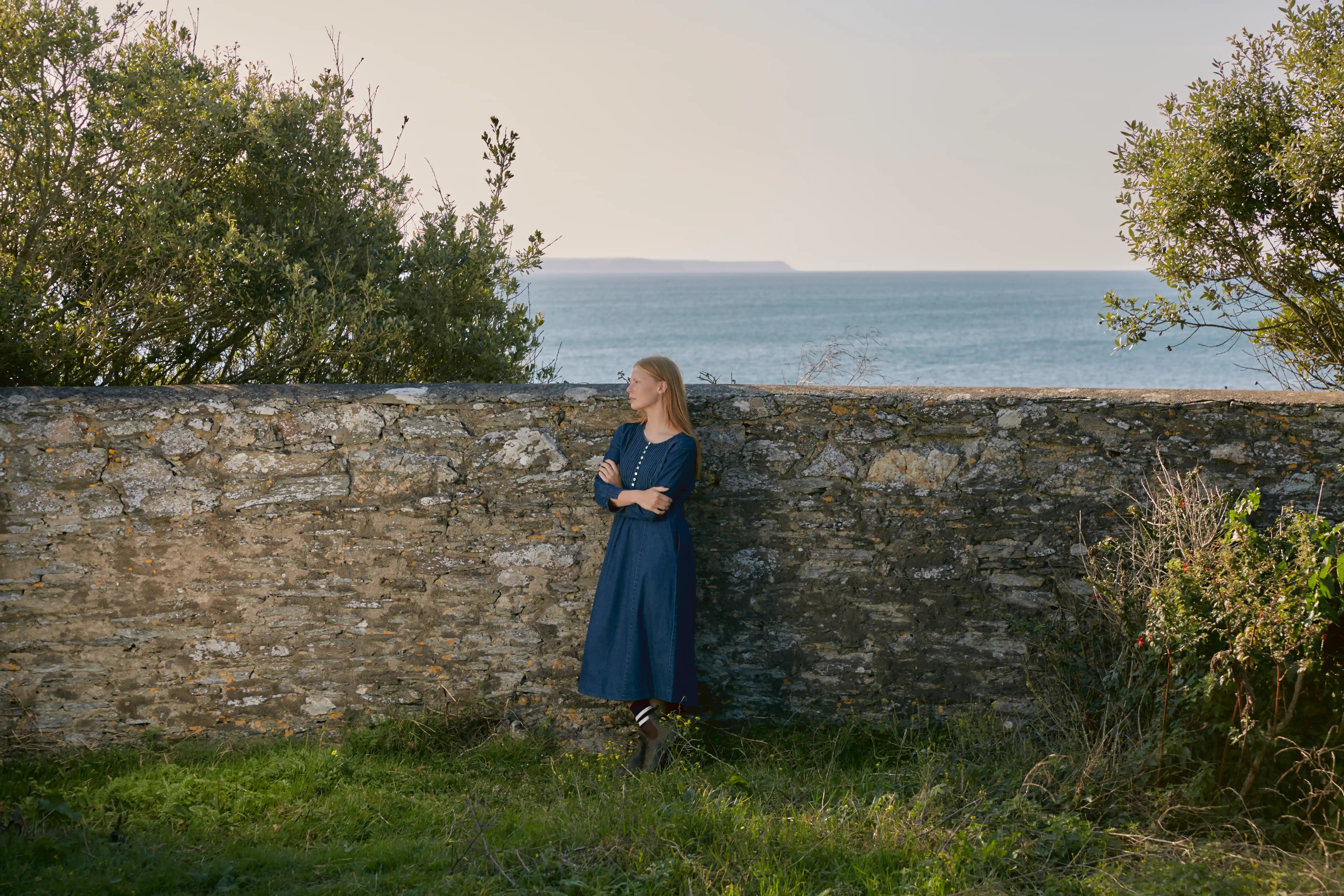 The Denim Pintuck Dress