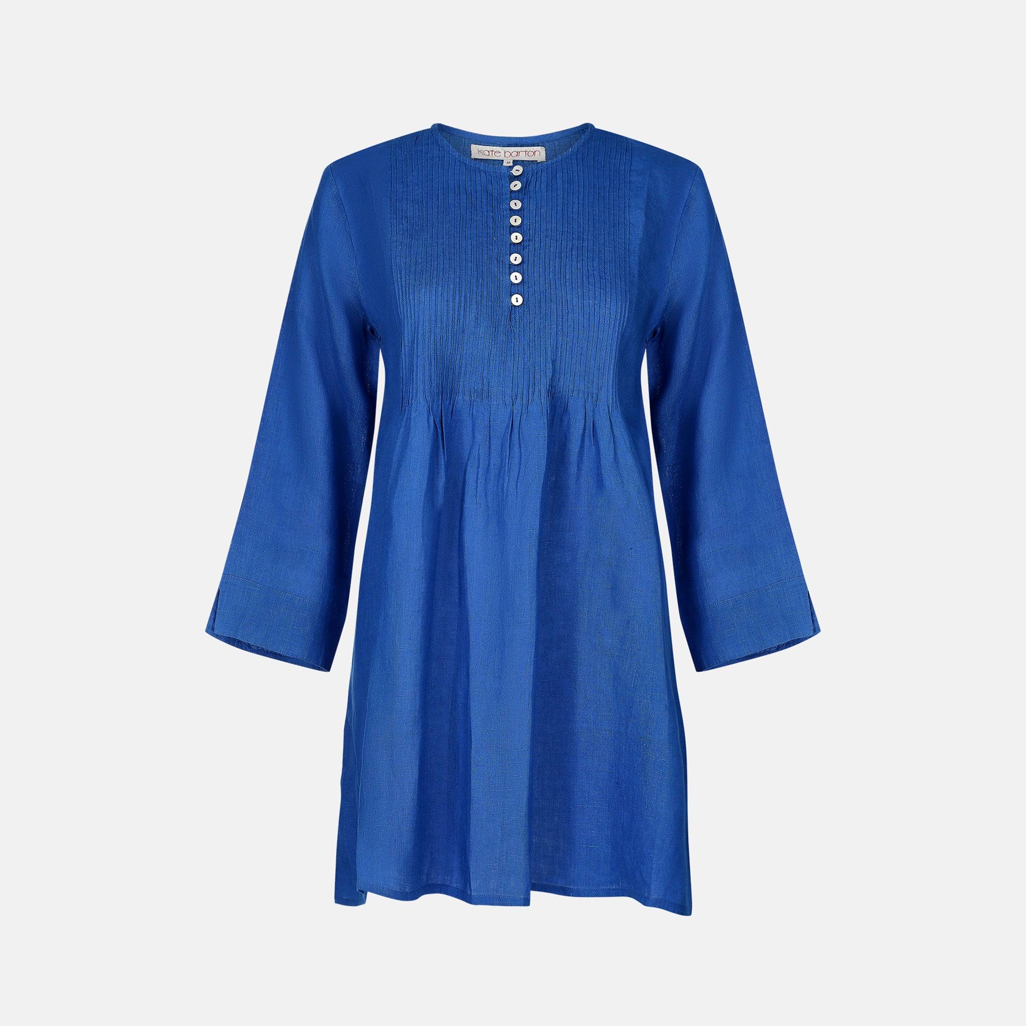 Archive Pintuck Tunic Top Linen