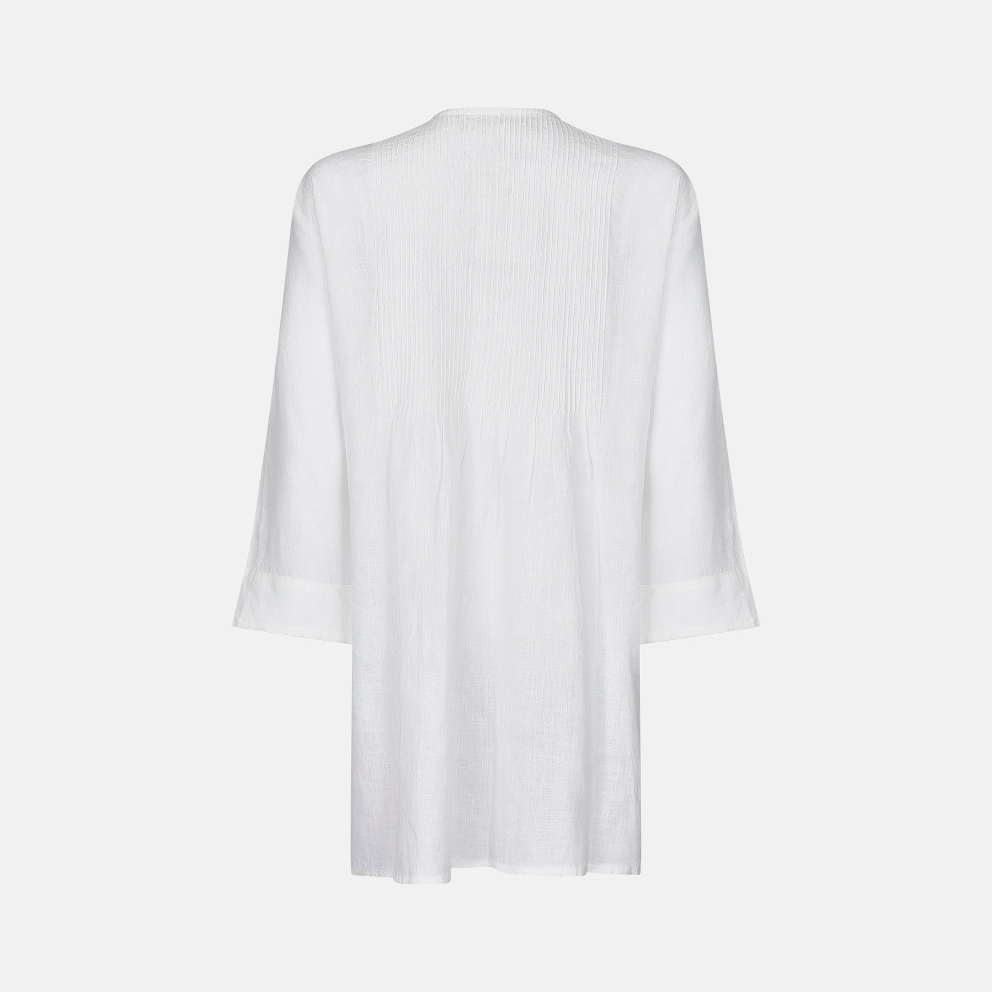 Archive Pintuck Tunic Top Linen