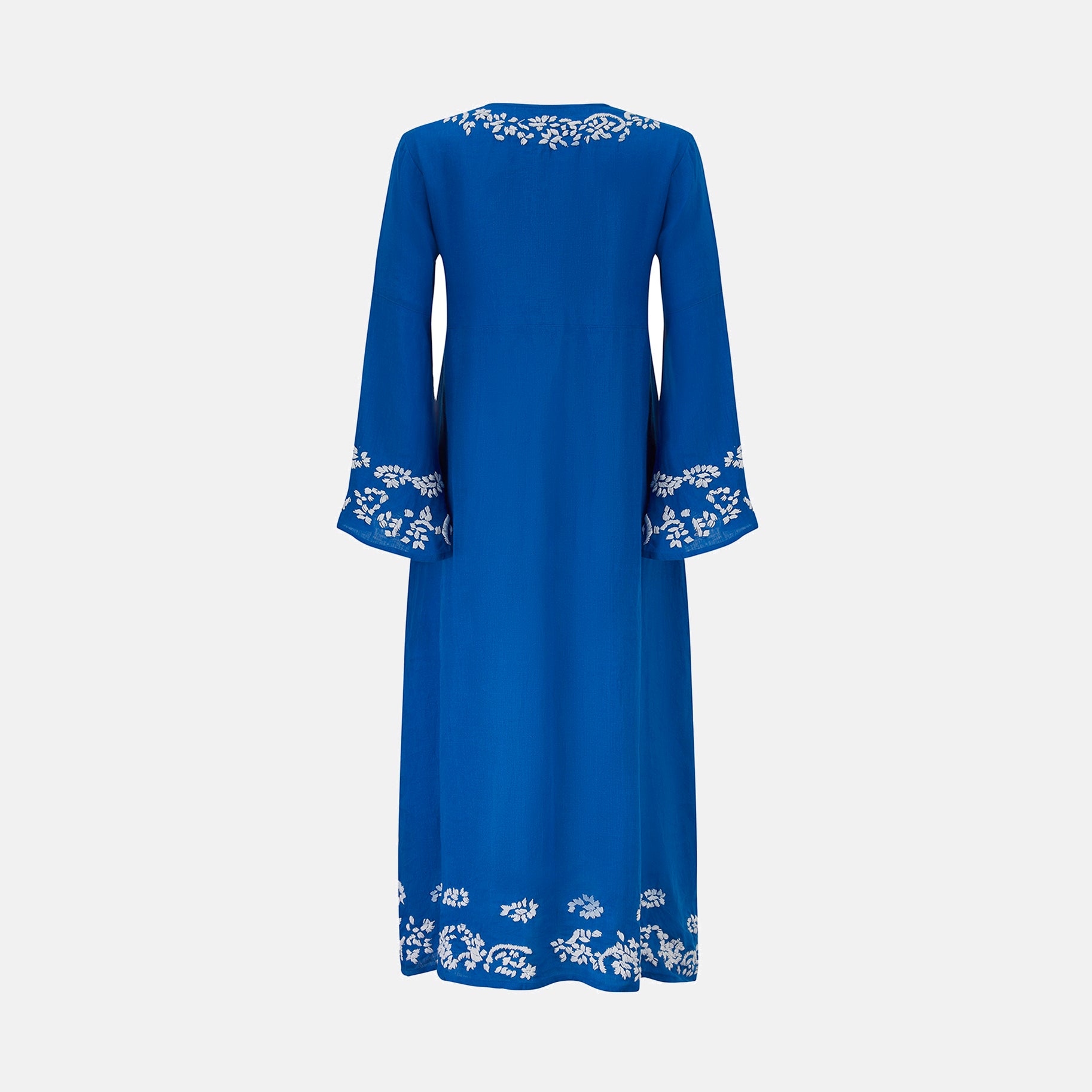 Archive Hand Embroidered Linen Dress