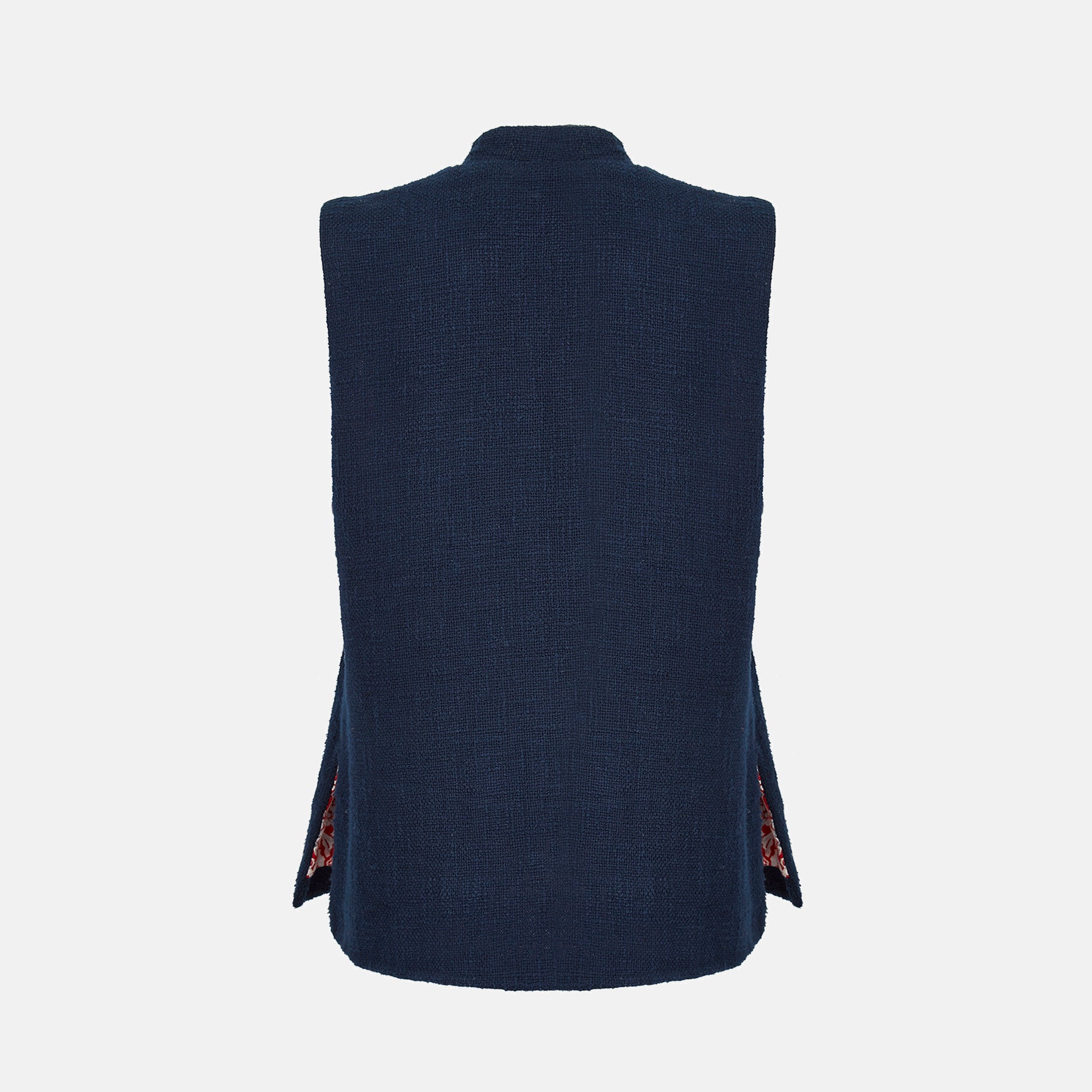 Archive Textured Cotton Waistcoat