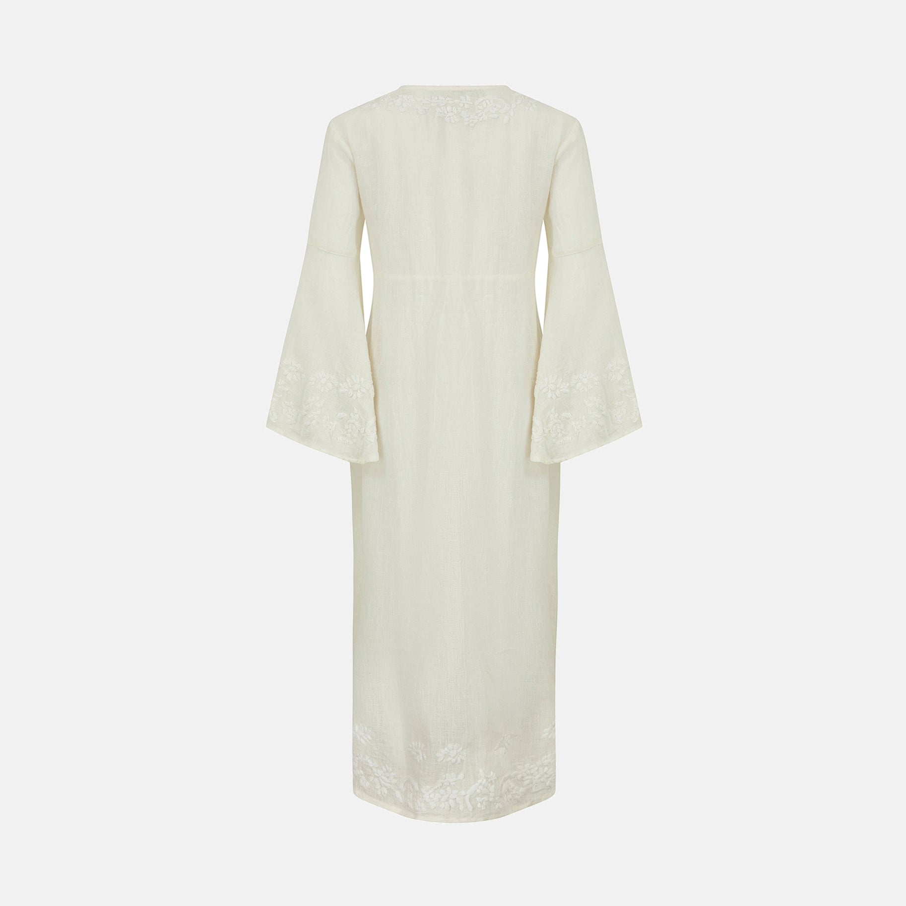 Archive Hand Embroidered Linen Dress